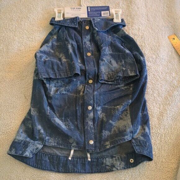 Top Paw Blue Tie Dye Denim Jacket Extra Large NWT XL - Picture 2 of 9